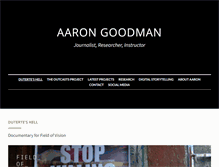 Tablet Screenshot of aarongoodman.com
